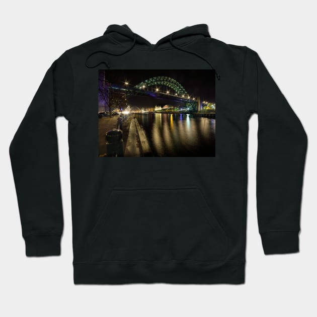 The Tyne Bridge, Newcastle Hoodie by davehudspeth